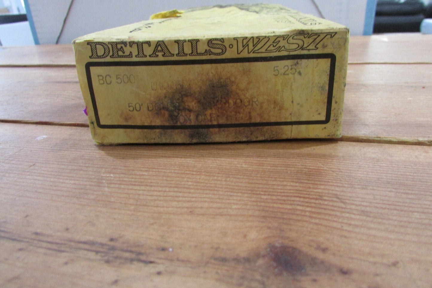 HO Scale Details West 50' Insulated Box Car Undecorated Lot#4710