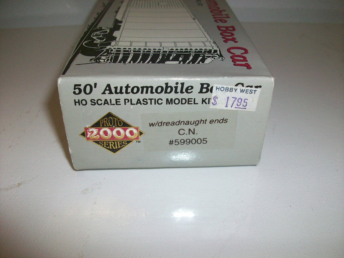 Ho Scale Proto 2000 50' Automobile Box Car "Canadian National" Lot#0430