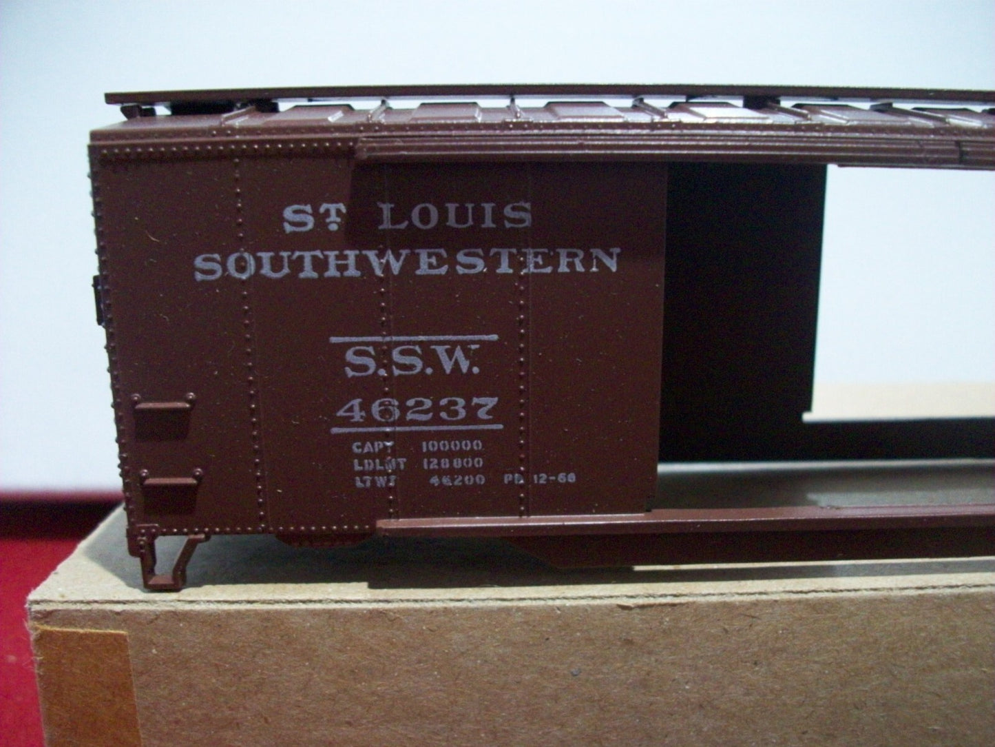 HO Scale Athearn 5032 50ft Auto Box St Louis Southwestern Car Kit