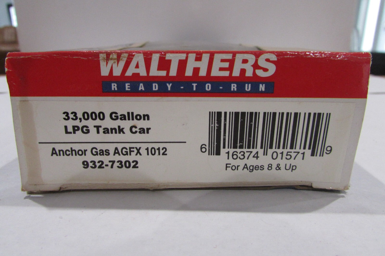 HO Scale Walthers 932-7302 33,000 Gallon LPG Tank Car Anchor Gas ( AGFX ) #1012