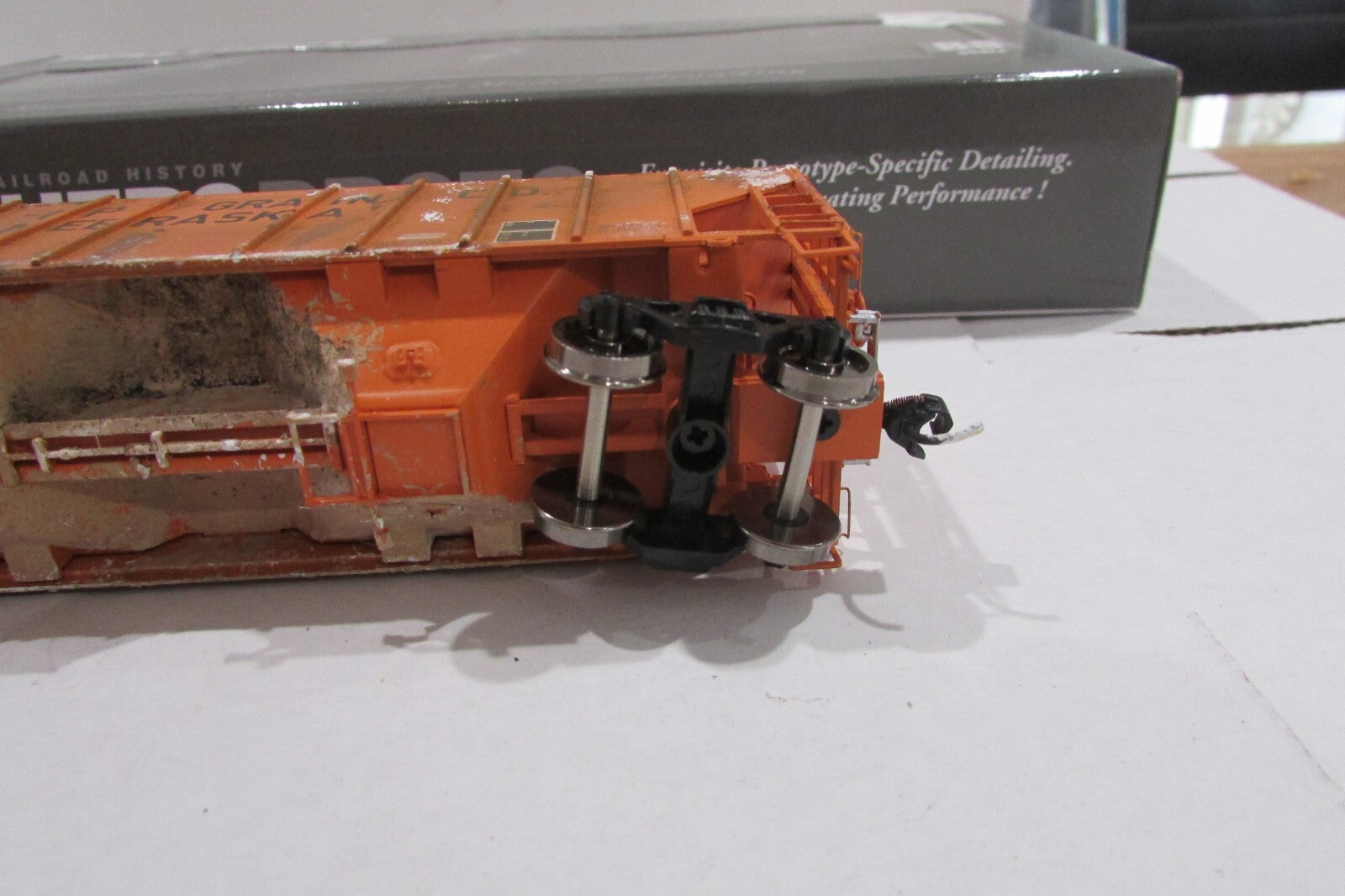 HO Scale Walthers  920-106109 58' Evans 4780 Cu ft 3Bay Covered Hopper Wal4878