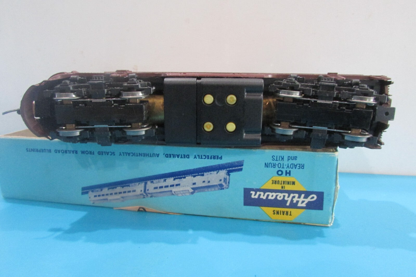 Ho Scale Athearn F7 Locomotive Super Powered Pennsylvania #9643 Lot#2665