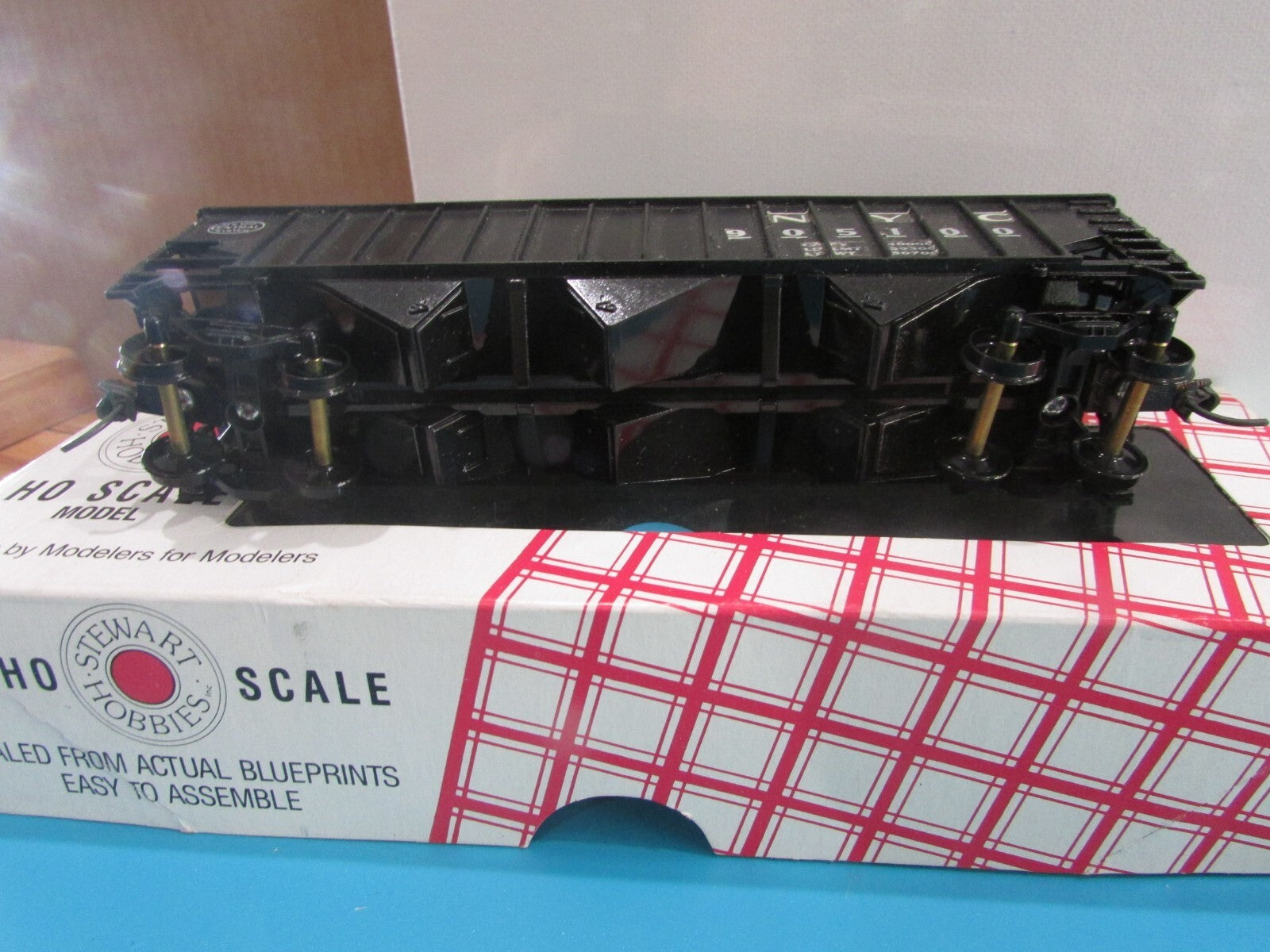 HO Scale Stewart Hobbies (4) Fishbelly 55Ton  Hooper Cars NYC Lot#0882