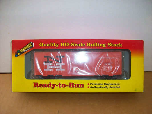 HO Scale Roundhouse 20414 40' AAR Single Door Box Car New Haven Lot#0562