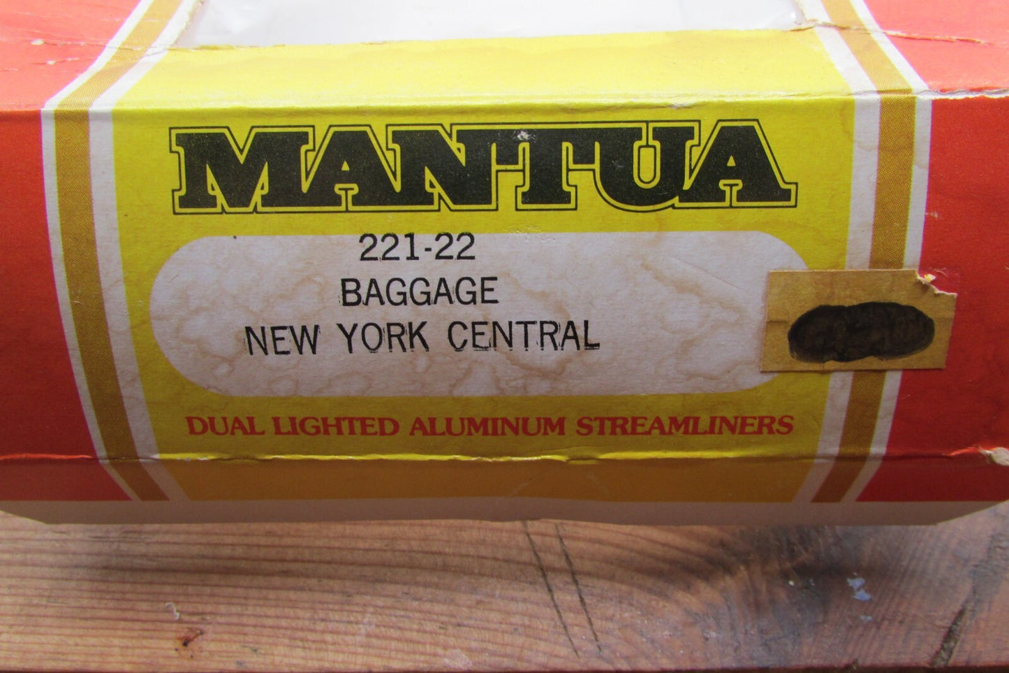 Ho Scale Mantua 221-22 Baggage New York Central Passenger Car  Lot#4695