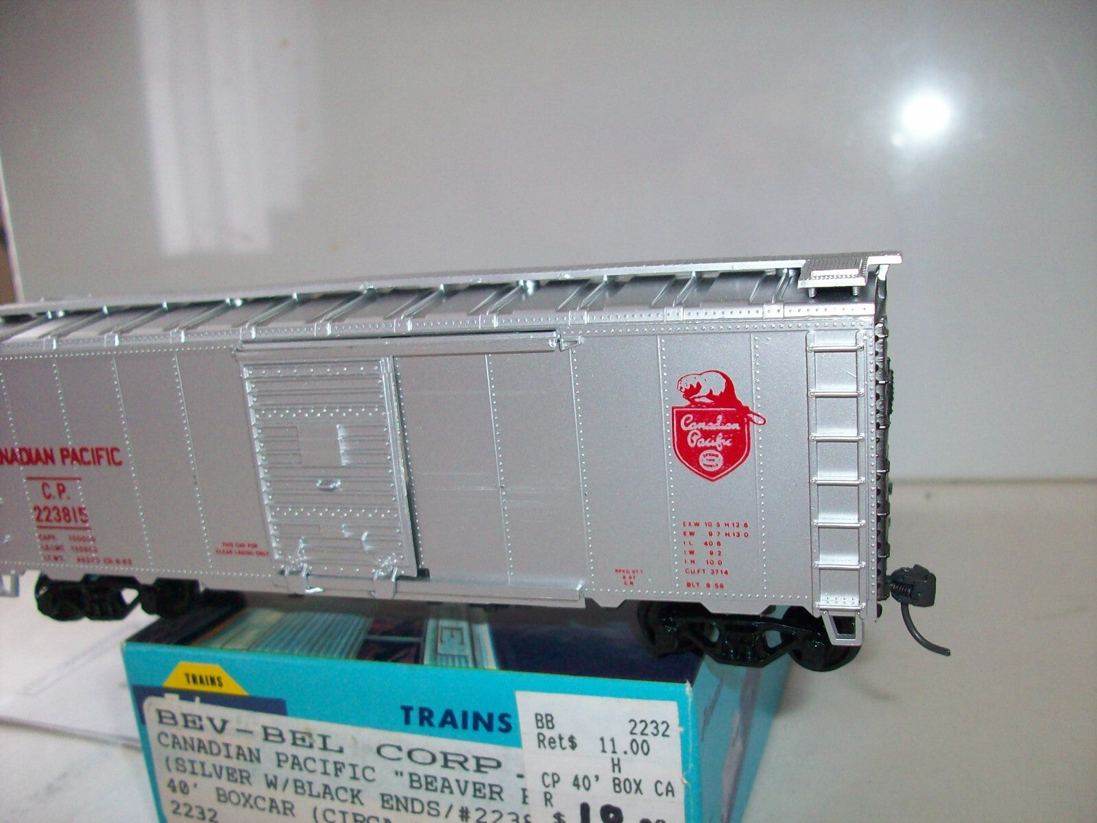 HO Scale Bev-Bel/Athearn 2232 40' Boxcar Canadian Pacific