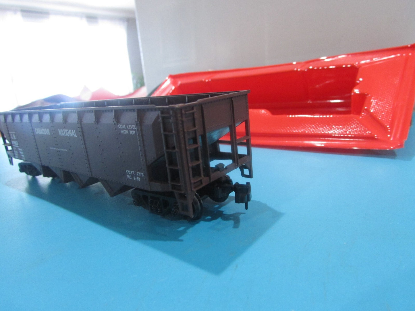 HO Scale Aurora (6) 4Bay Hopper Cars  Canadian National Lot#1800