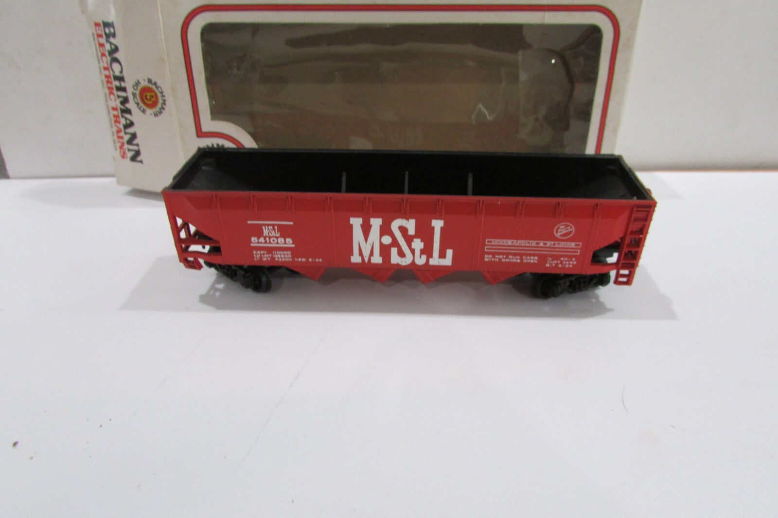 HO Scale Bachmann 43-1006-46 Quad Hopper no/Load M.St.L.