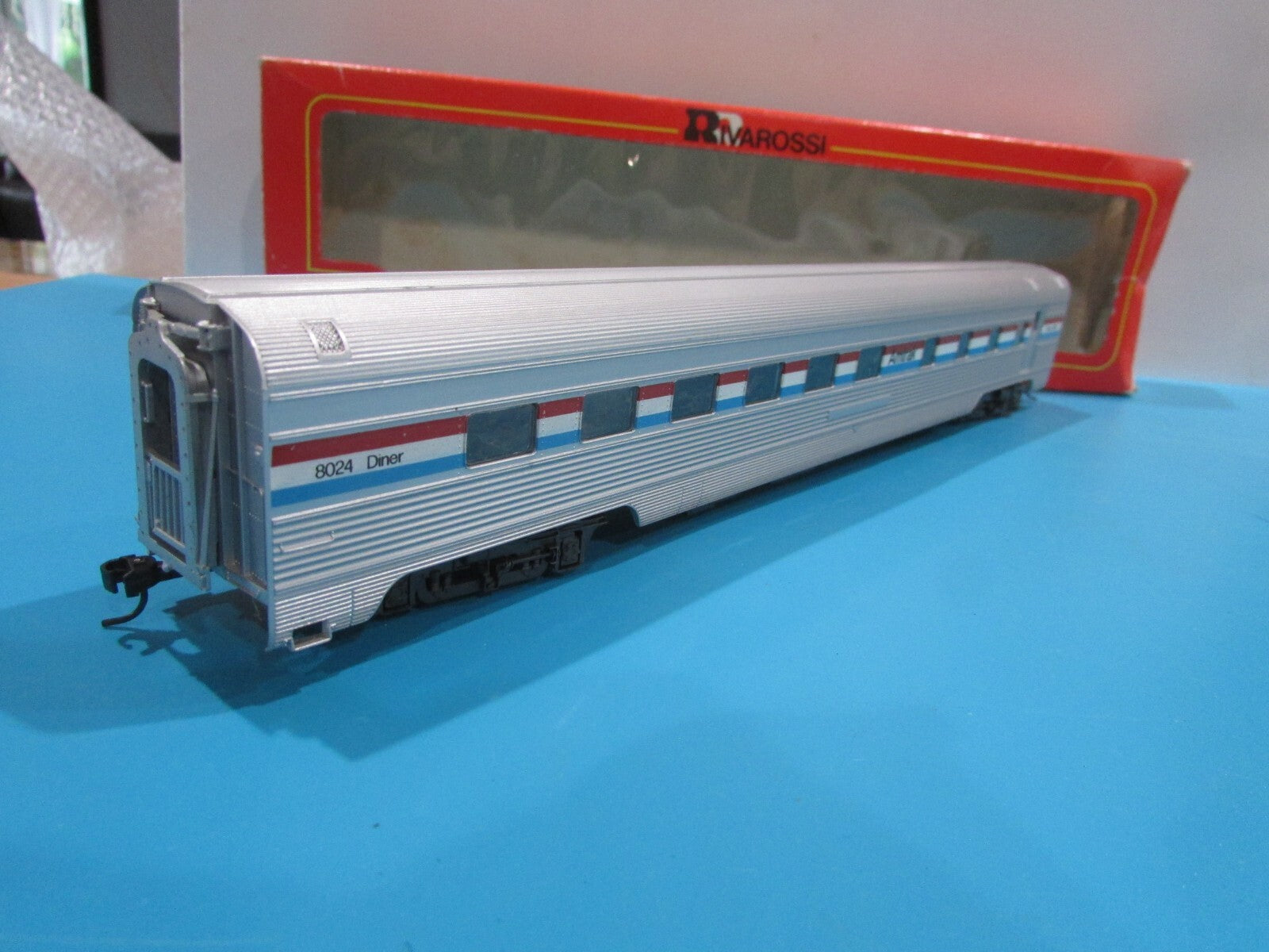 HO Scale Rivarossi 2620/0 Passenger Cars Amtrak Lot#1679
