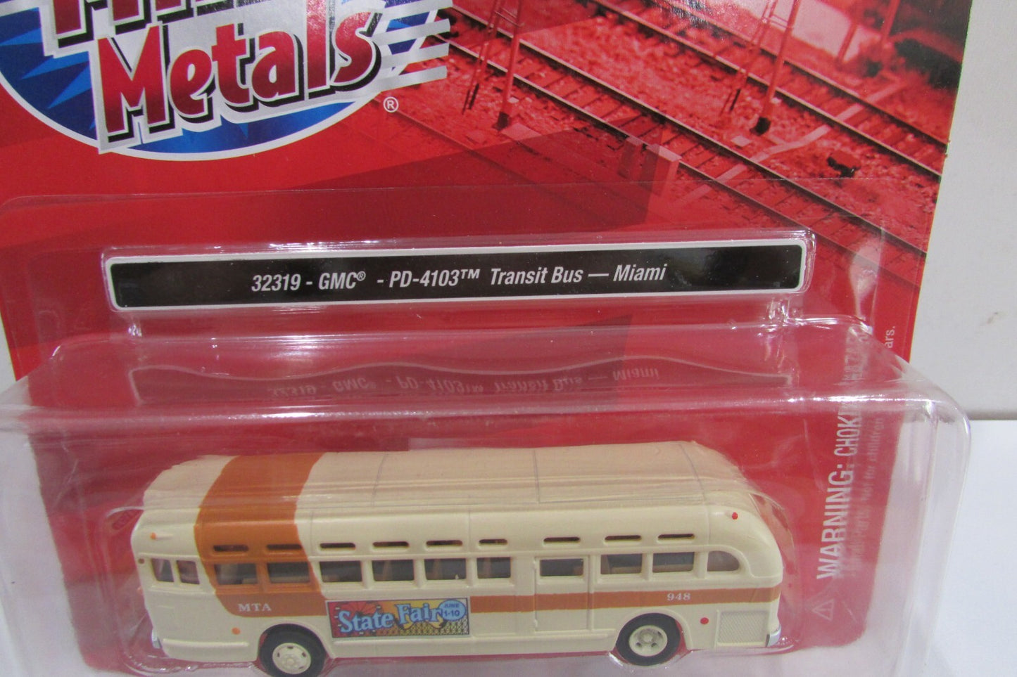 Ho Scale  Classic Metal Works #32319 GMC PD-4103 Transit Bus Miami