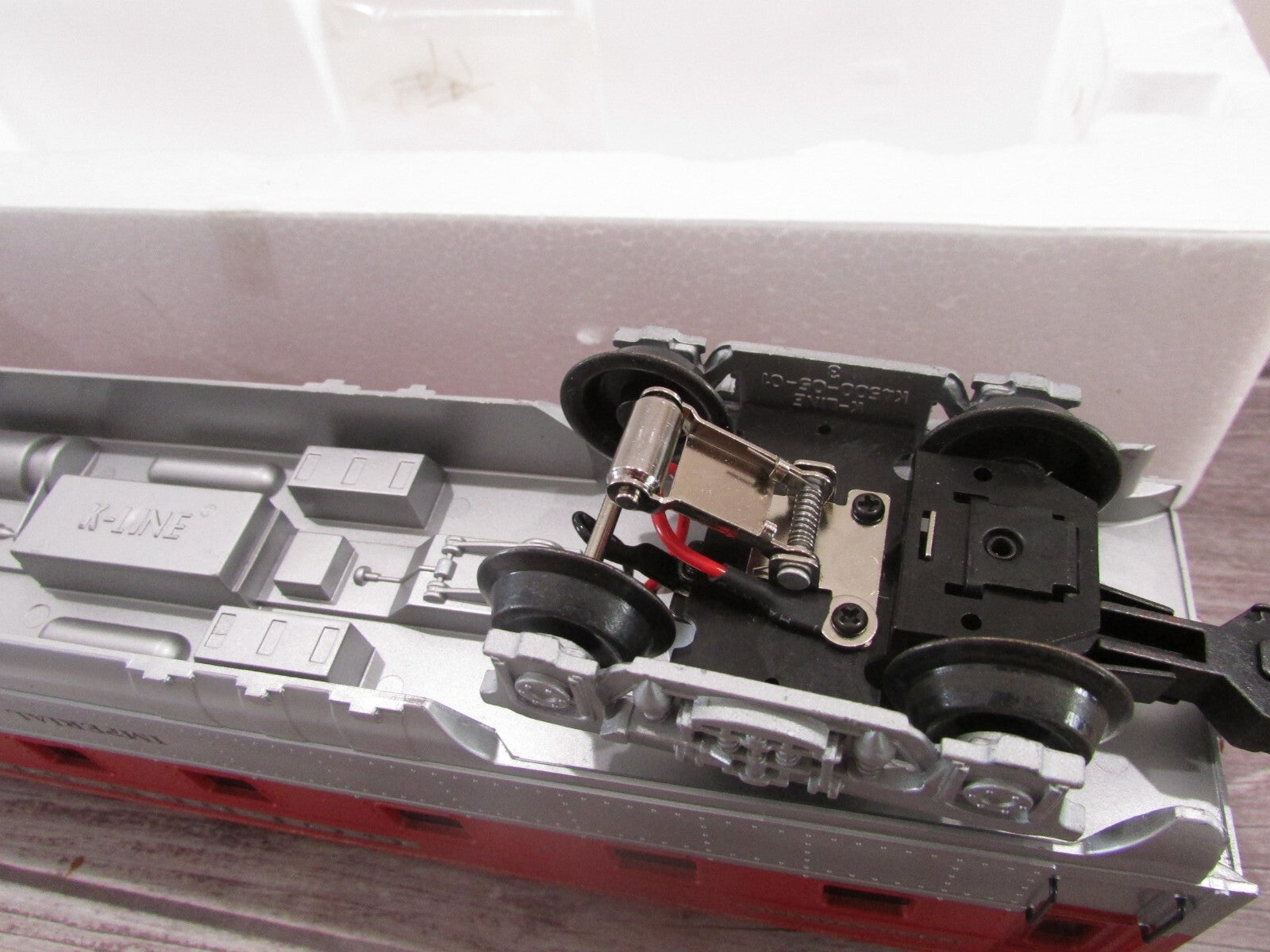O Gauge K-Line Golden State(Pennsylvania) Streamliner Passenger Car Lot#3065