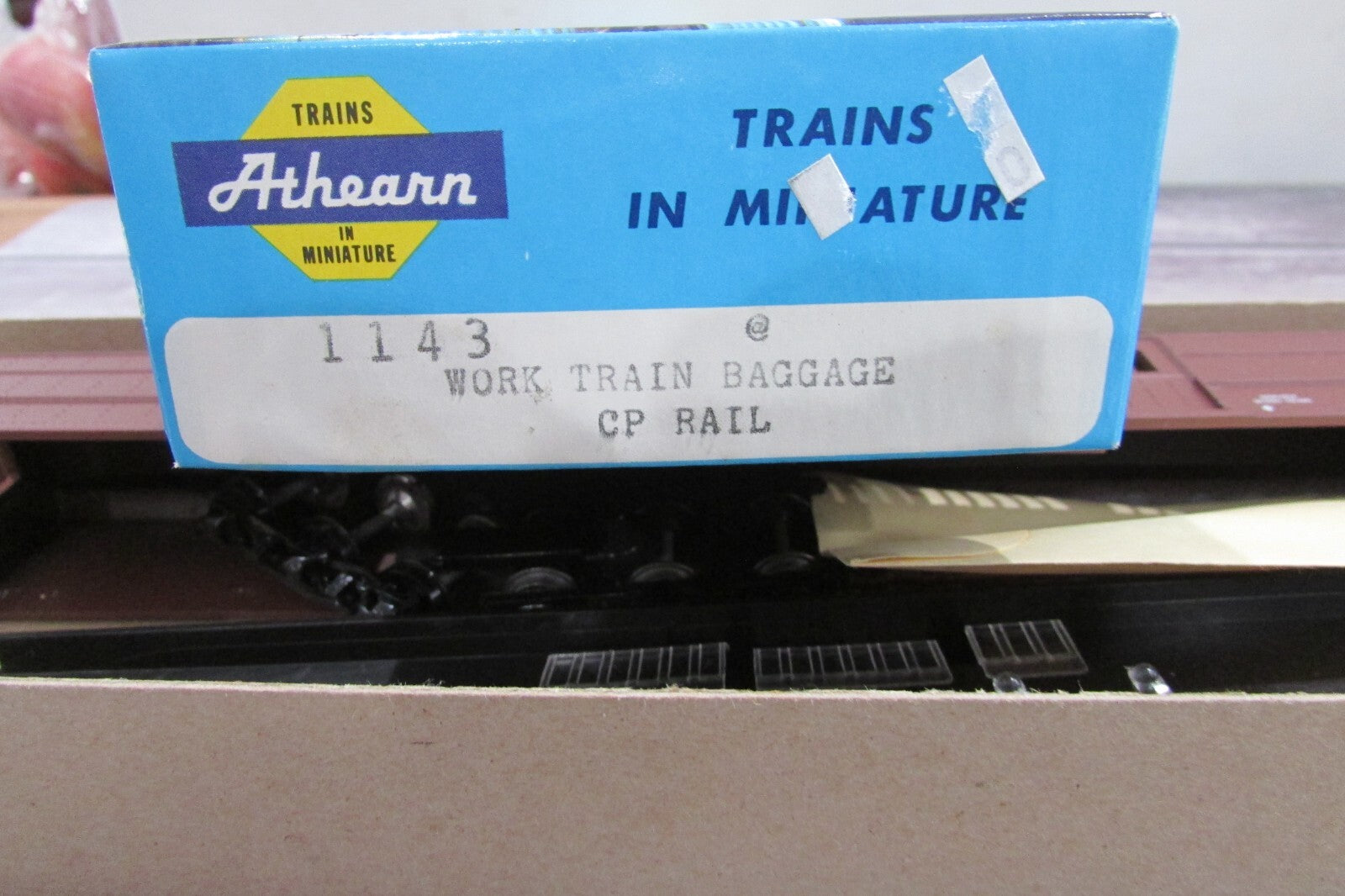 HO Scale Athearn 1143 Baggage Work Train CP Rail  Car Kit Lot#3076