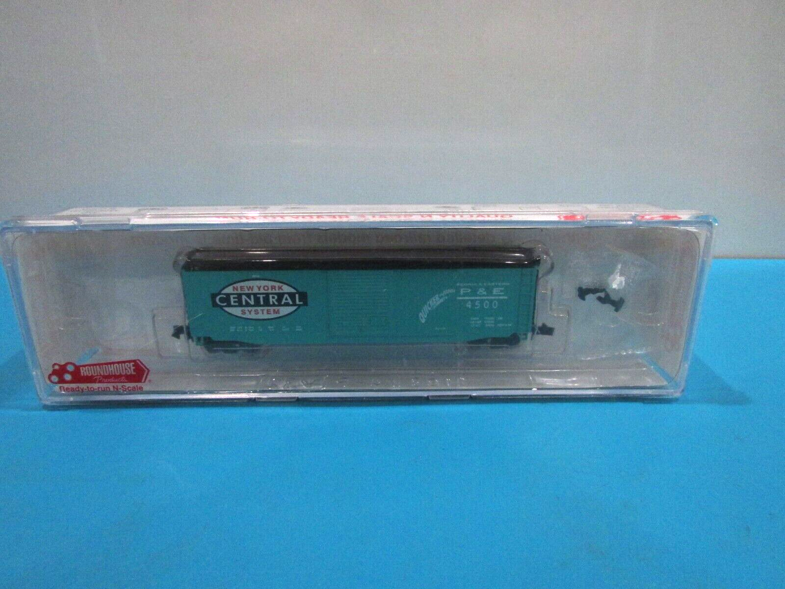 N Scale Roundhouse 81817 50'PS-1 S/D Boxcar New York Central/P&E Lot#2066