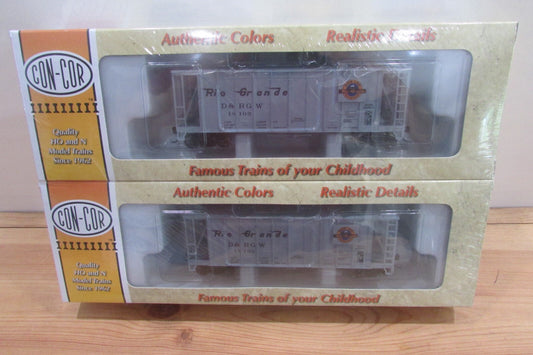 HO Scale Con-Cor 0001-097005 Airslide Covered Hopper Rio Grande Lot#3876