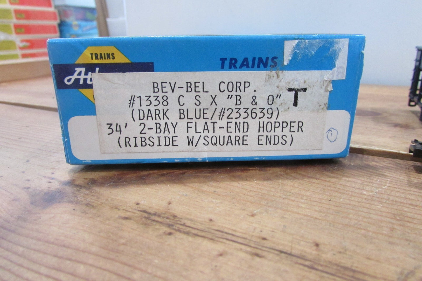 HO Scale Athearn/Bel-Bev 34' 2Bay Flat End Hopper CSX "B&O" ATH4570