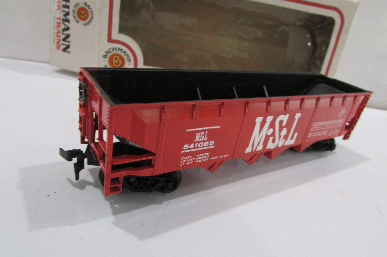 HO Scale Bachmann 43-1006-46 Quad Hopper no/Load M.St.L.