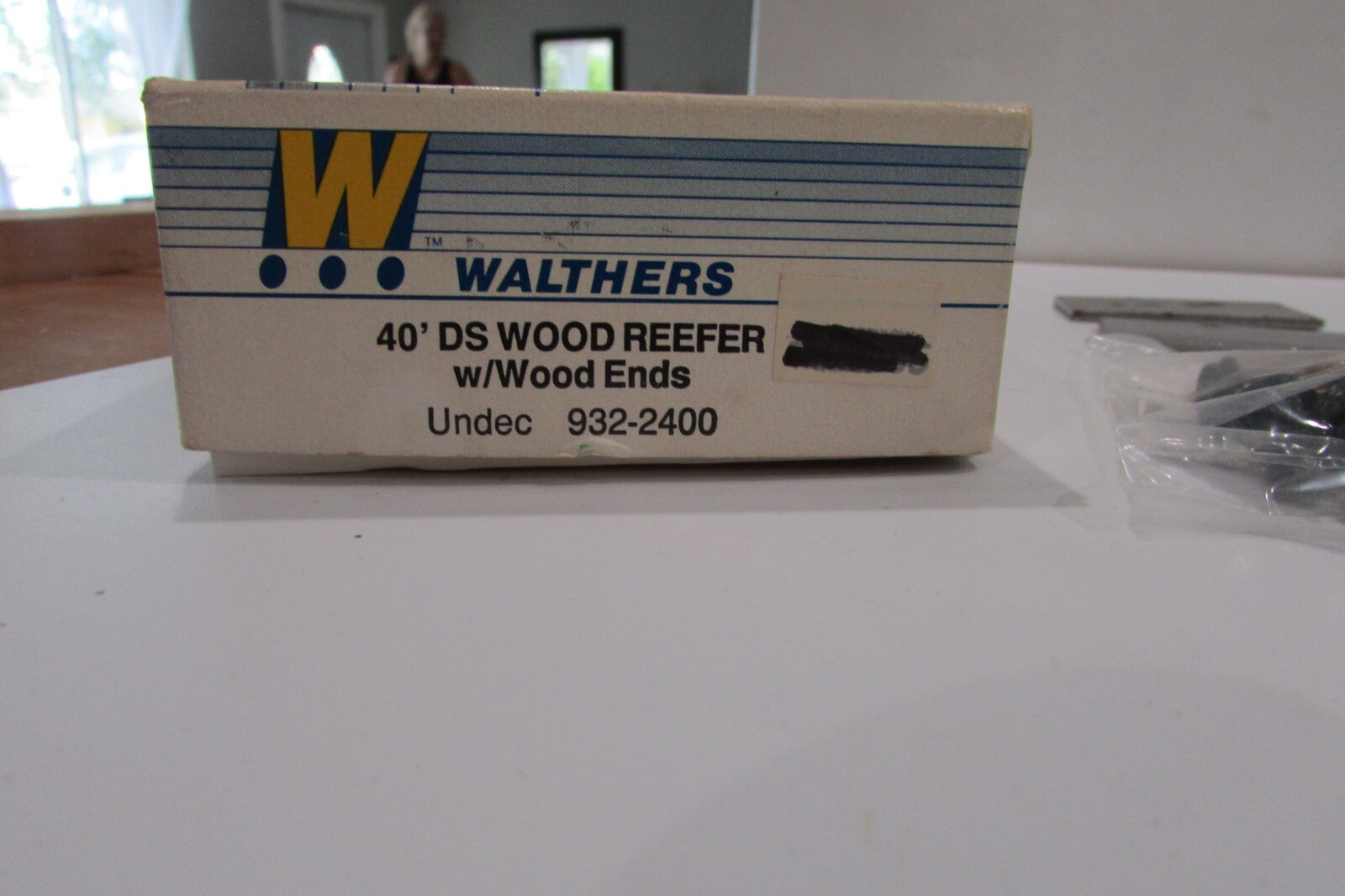 Ho Scale Walthers 932-2400 40' DS Wood Reffer w/Wood  Ends Undecorated