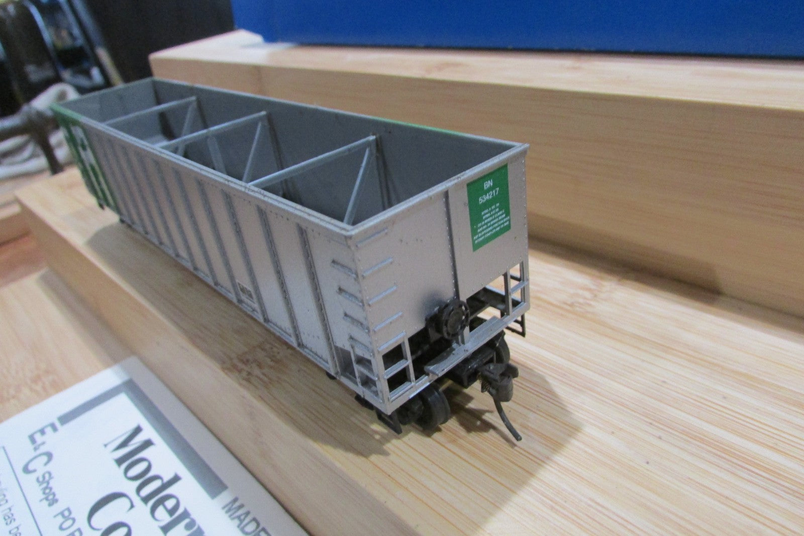 HO Scale E&C Shop 0401 Johnstown CoalPorter Burlinton Northern #534217 ECS4986