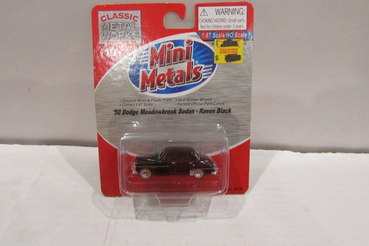 Ho Scale/1:87 Scale  Classic Metal Work 30228 '50 Dodge Meadowbrook Sedan