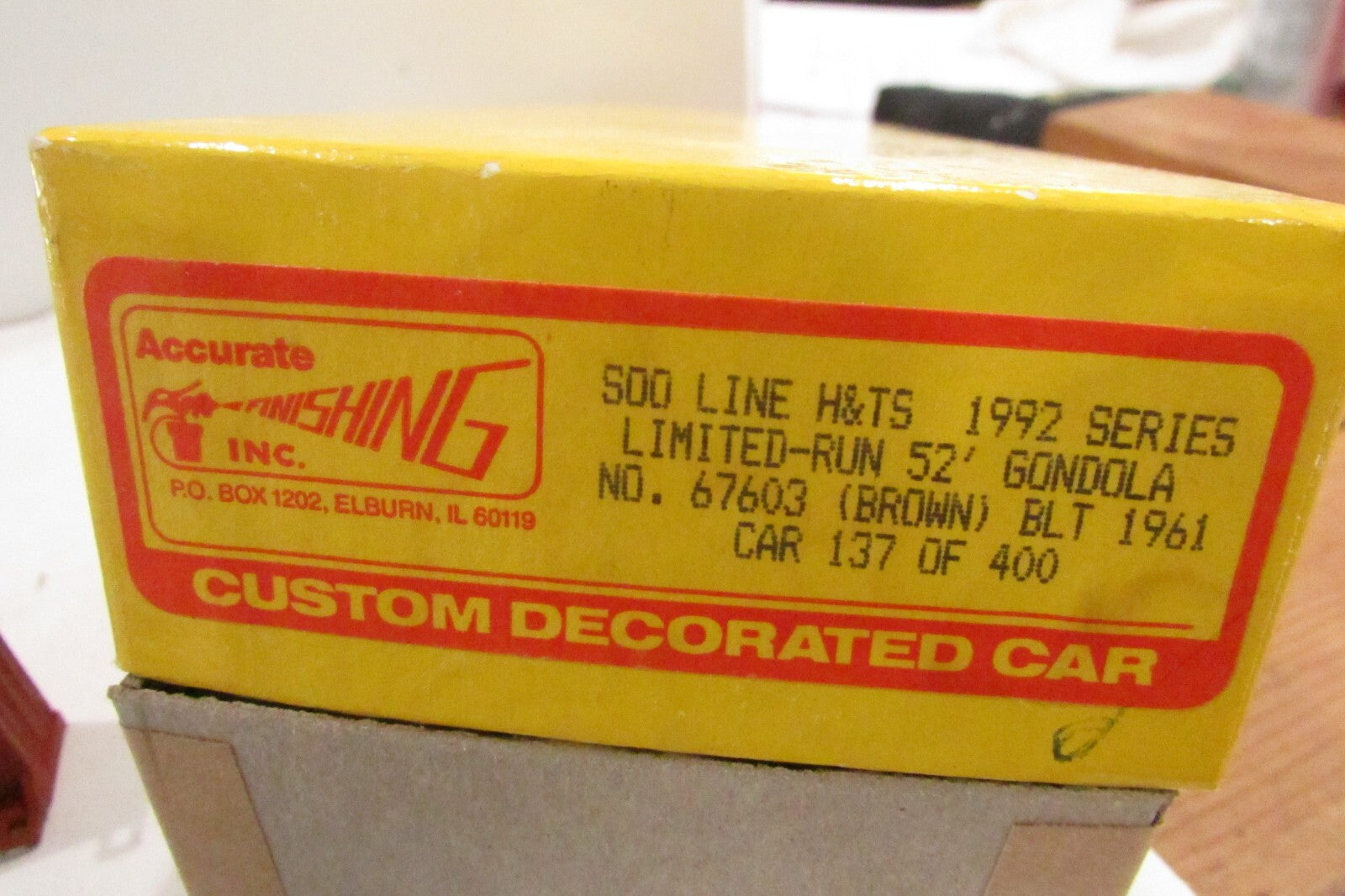 Ho Scale Accurail 67603 Soo Line 52' Gondola Kit #67603 (Brown) BLT 1961