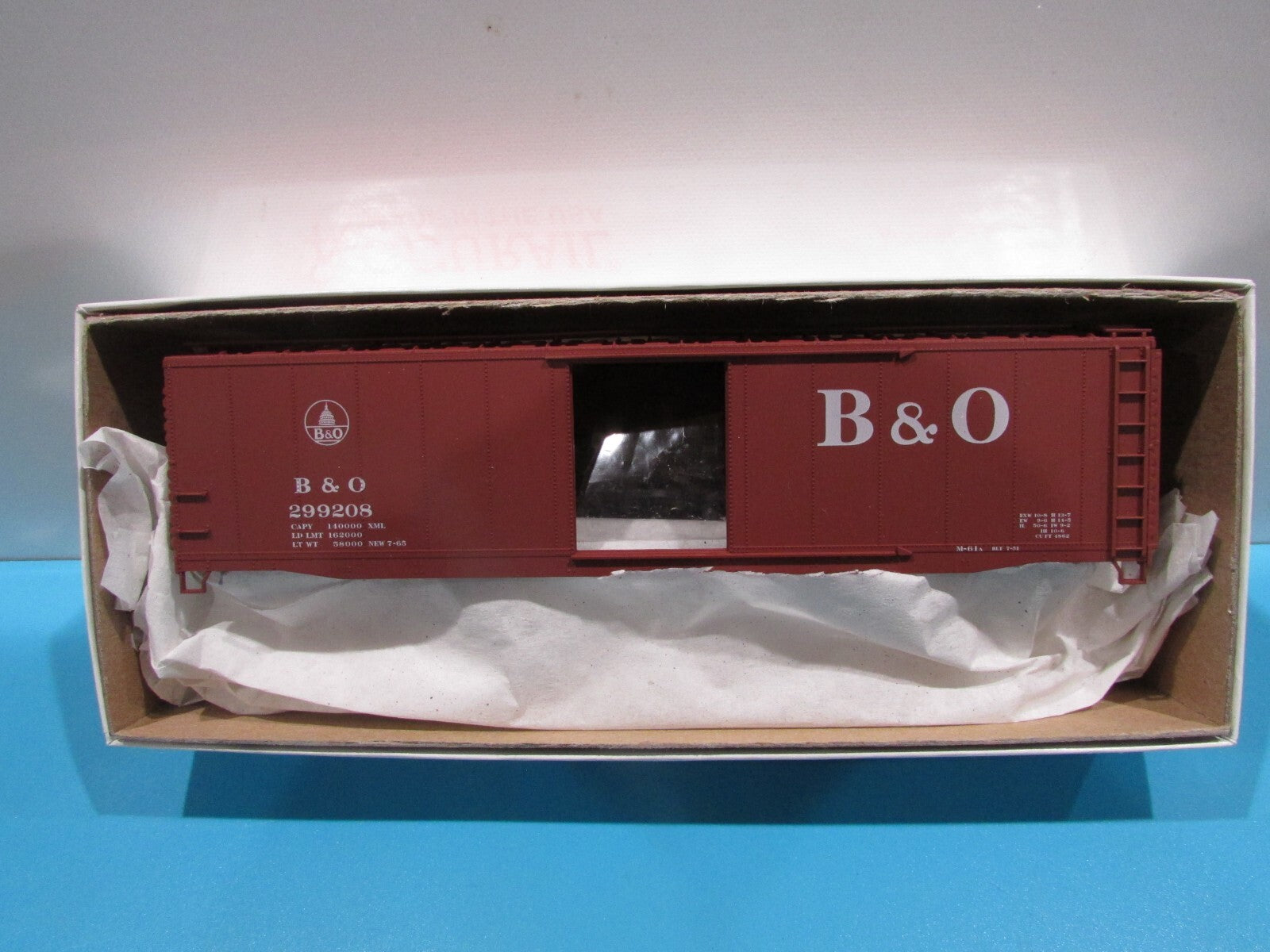 HO Scale Accurail 5008 50' AAR Steel Boxcar CB&Q