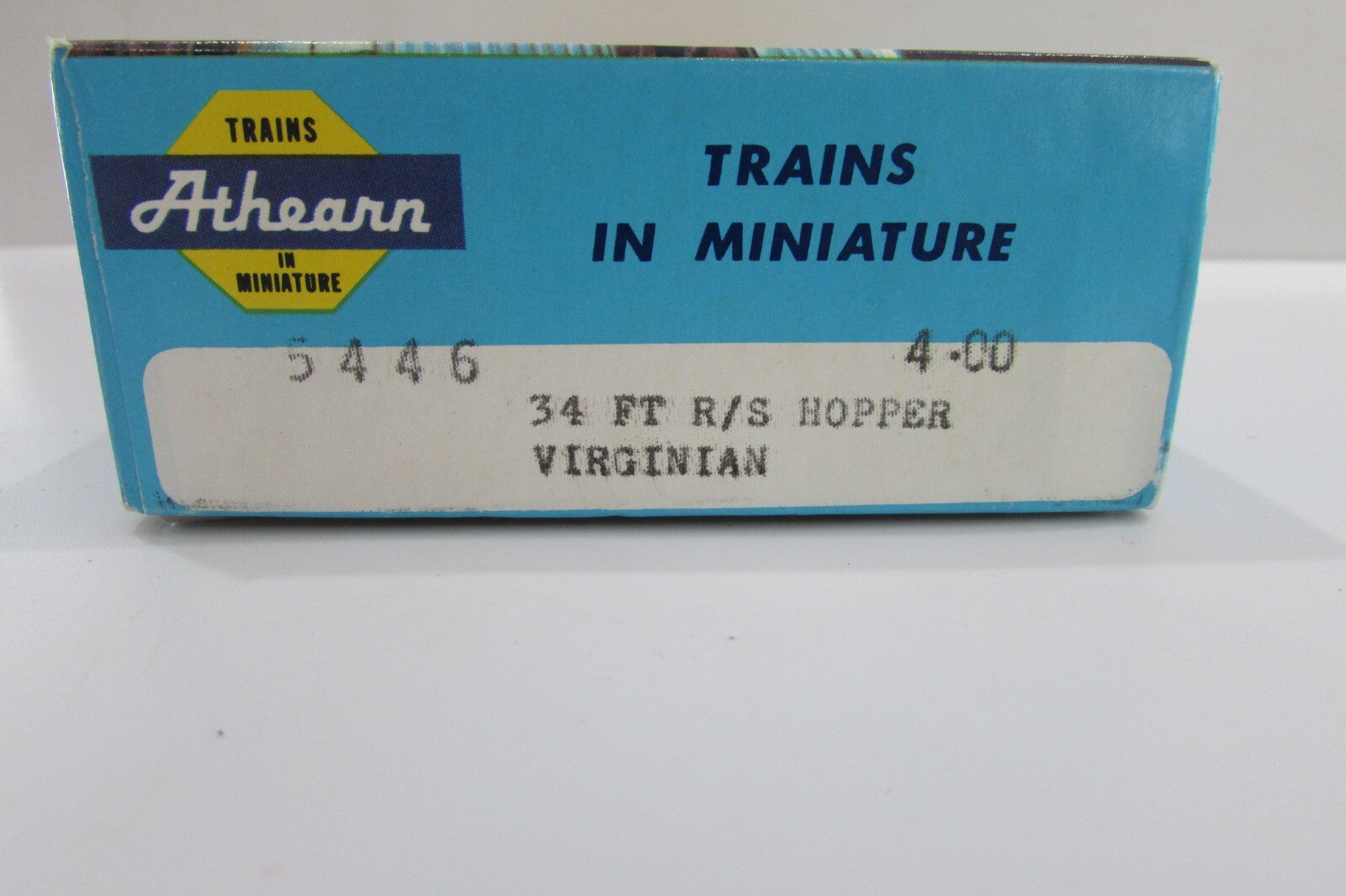 HO Scale Athearn 5446 34ft R/S Black Hopper VIRGINIAN #9502