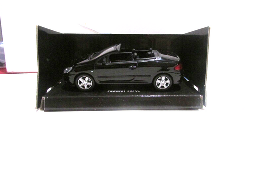 O Scale Gauge 1:43 Atlas 820001 Peugeot 307 CC (Black) NIB