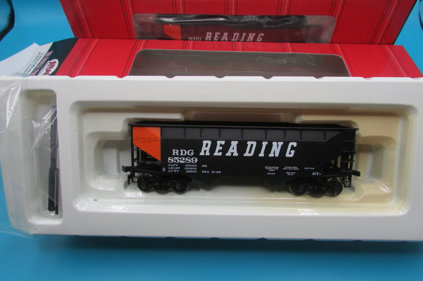 HO Scale Atlas 1870 (3) Assorted 2Bay Offset Side Hopper Cars Reading Lot#4461