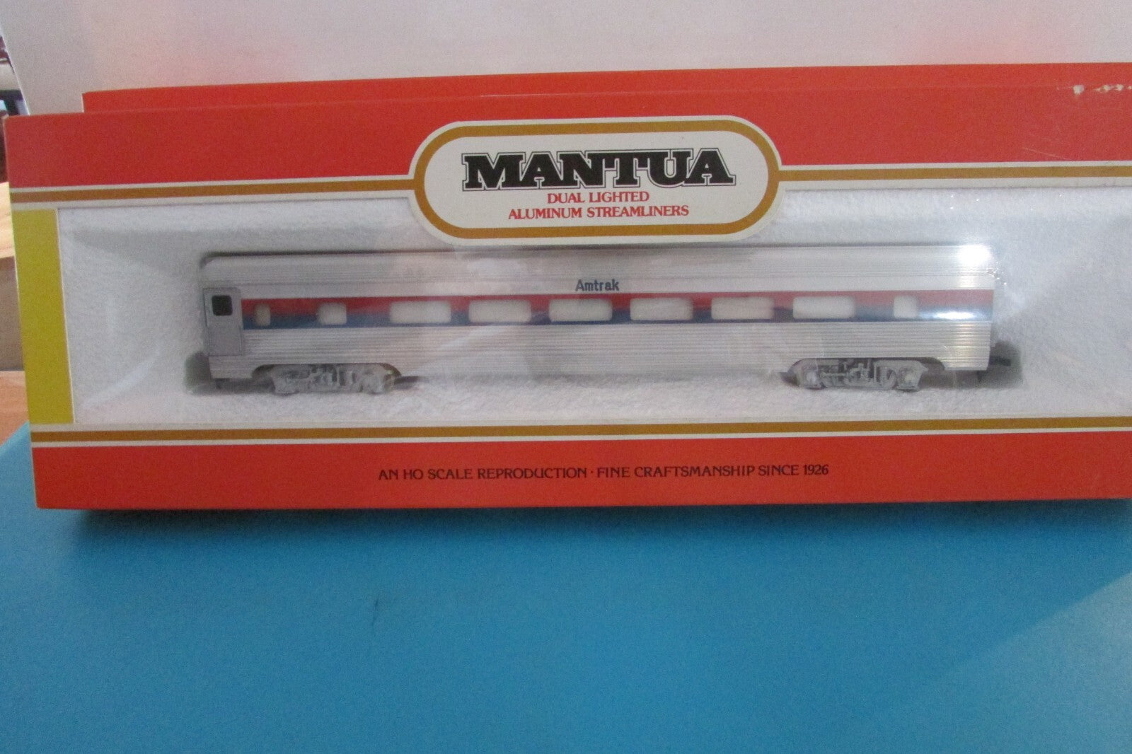 HO Scale Mantua Assorted Amtrak Aluminum Streamliners Passenger Cars Lot#2634