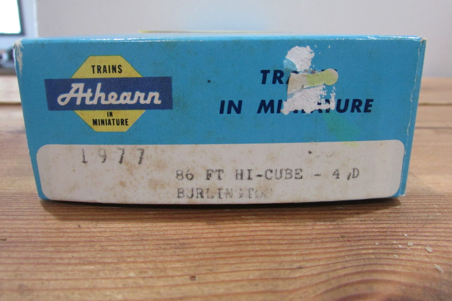 HO Scale Athearn 1977 86ft  Hi Cube Box Car "Burlington" Lot#3888