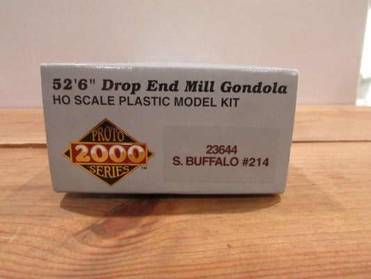 Ho Scale Proto 2000 #23644 52'6" Drop End Mill Gondola Kit "S.BUFFALO" Lot#1126