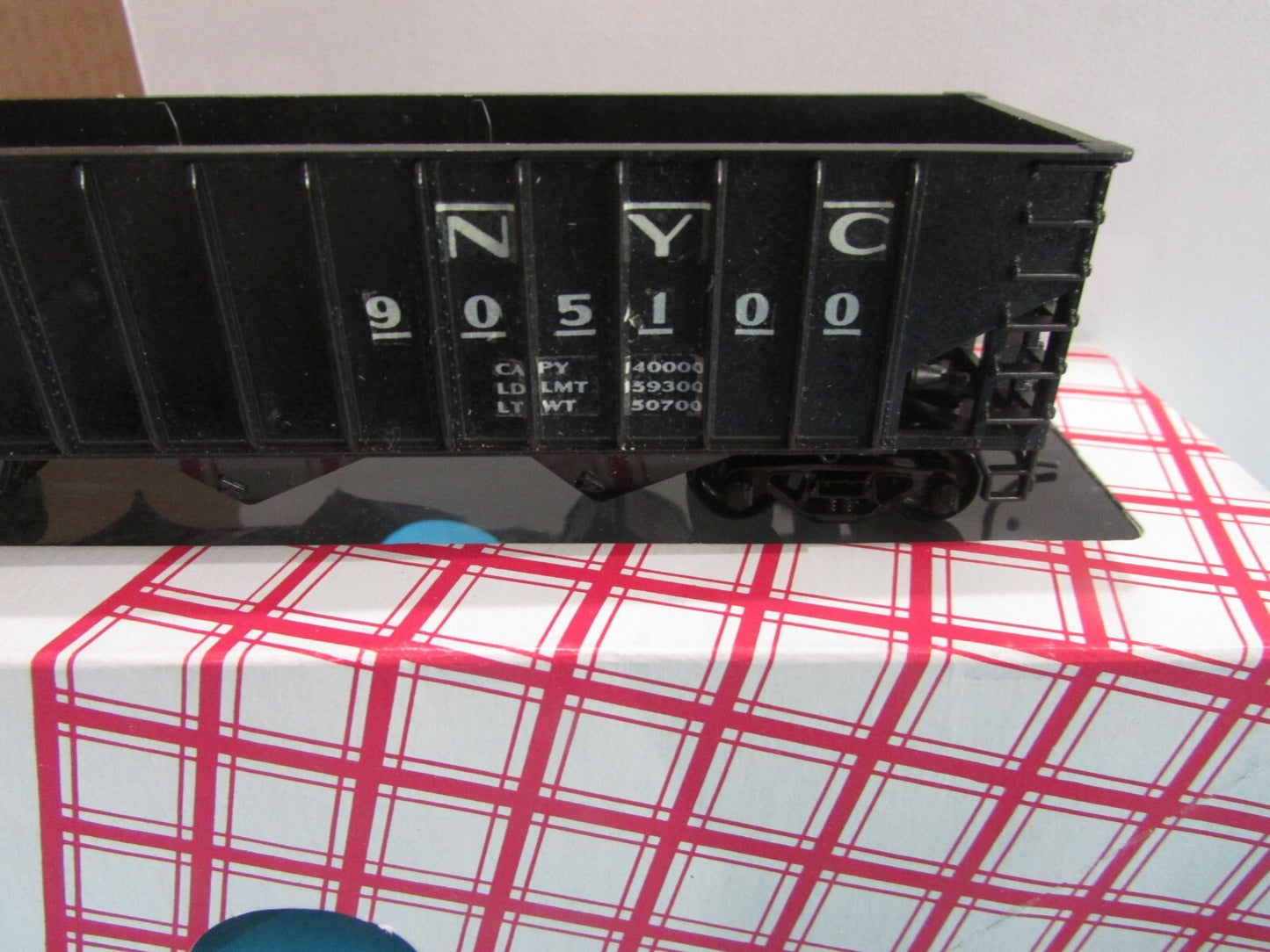 HO Scale Stewart Hobbies (4) Fishbelly 55Ton  Hooper Cars NYC Lot#0882