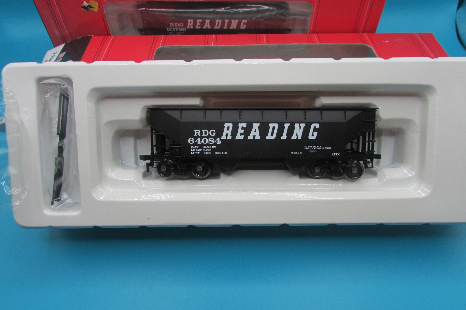HO Scale Atlas 1860 (3) Assorted 2Bay Offset Side Hopper Cars Reading Lot#4460
