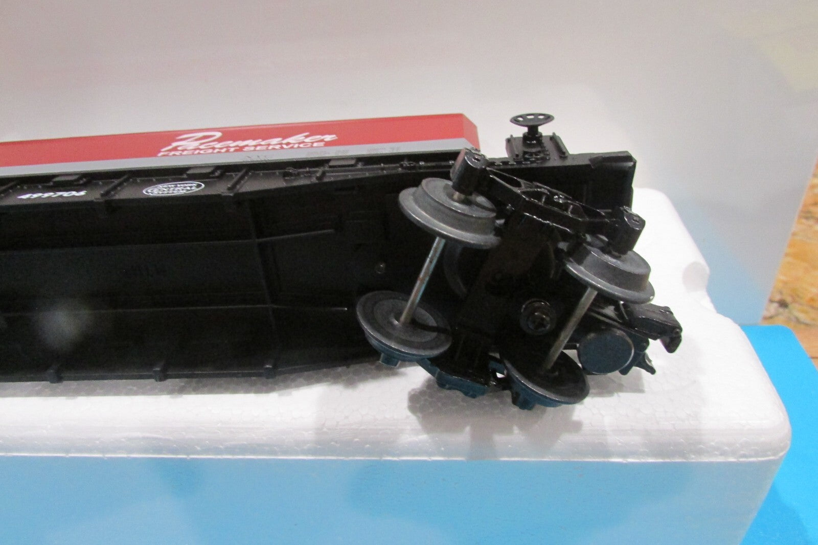 O SCALE MTH 30-7608 NYC Pacemaker Semi-Scale Flat Car w/Trailer  Lot#0676