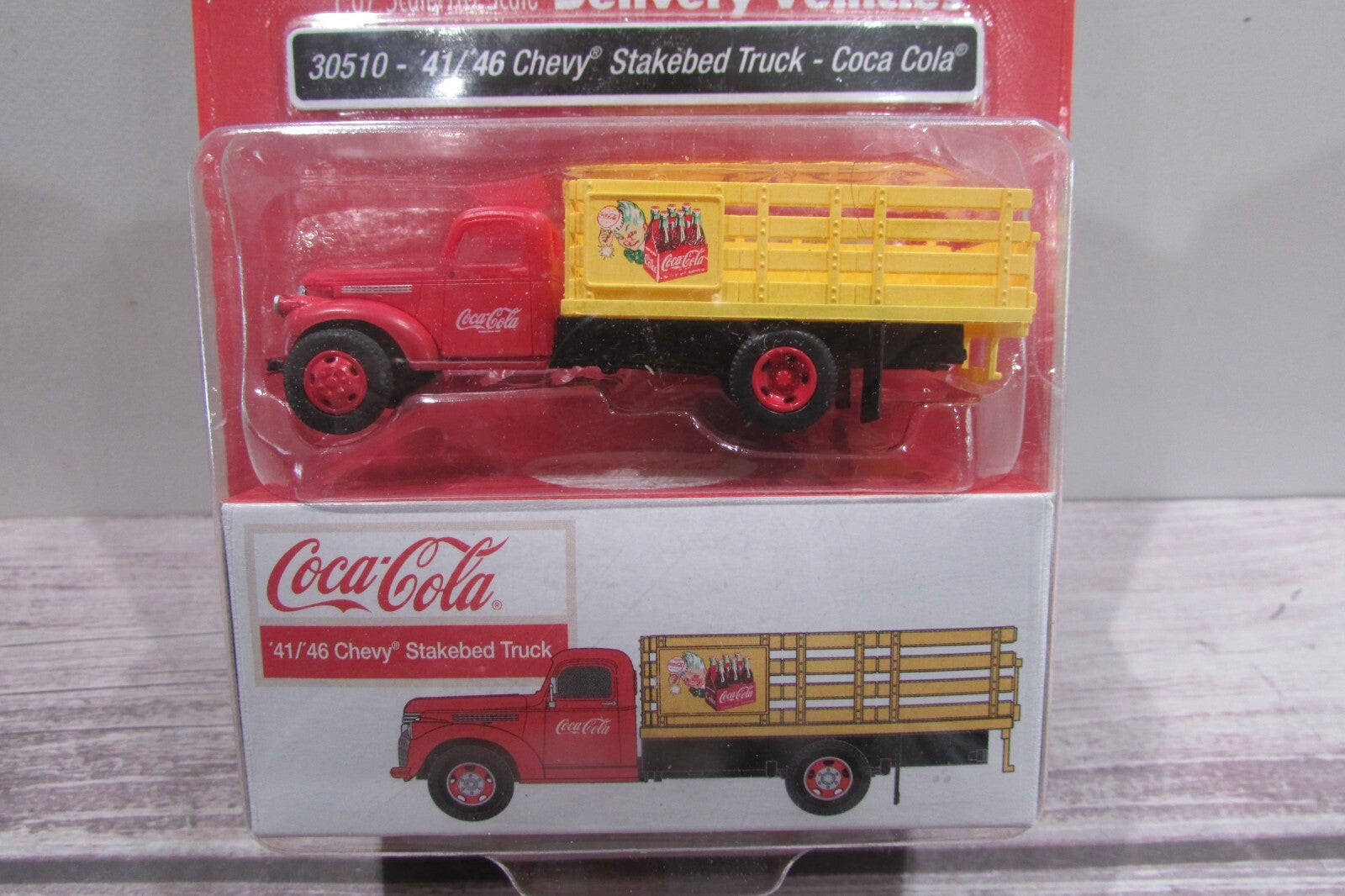 Ho Scale Classic Metal Works 30510 41/46 Chevy Stake Bed Truck Coca Cola