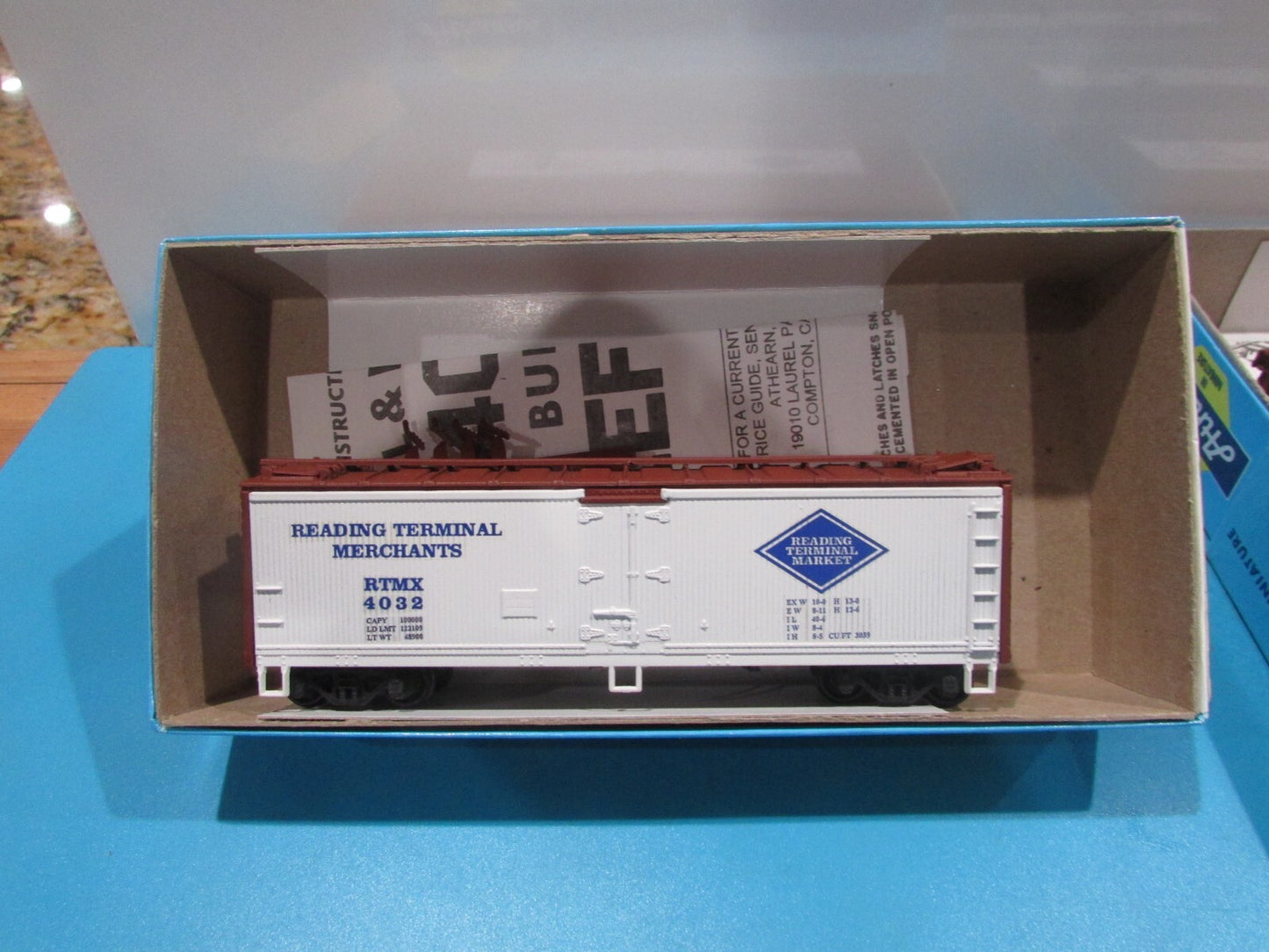 HO Scale Athearn (5) Reading Terminal Merchant's Box Car Lot#2245