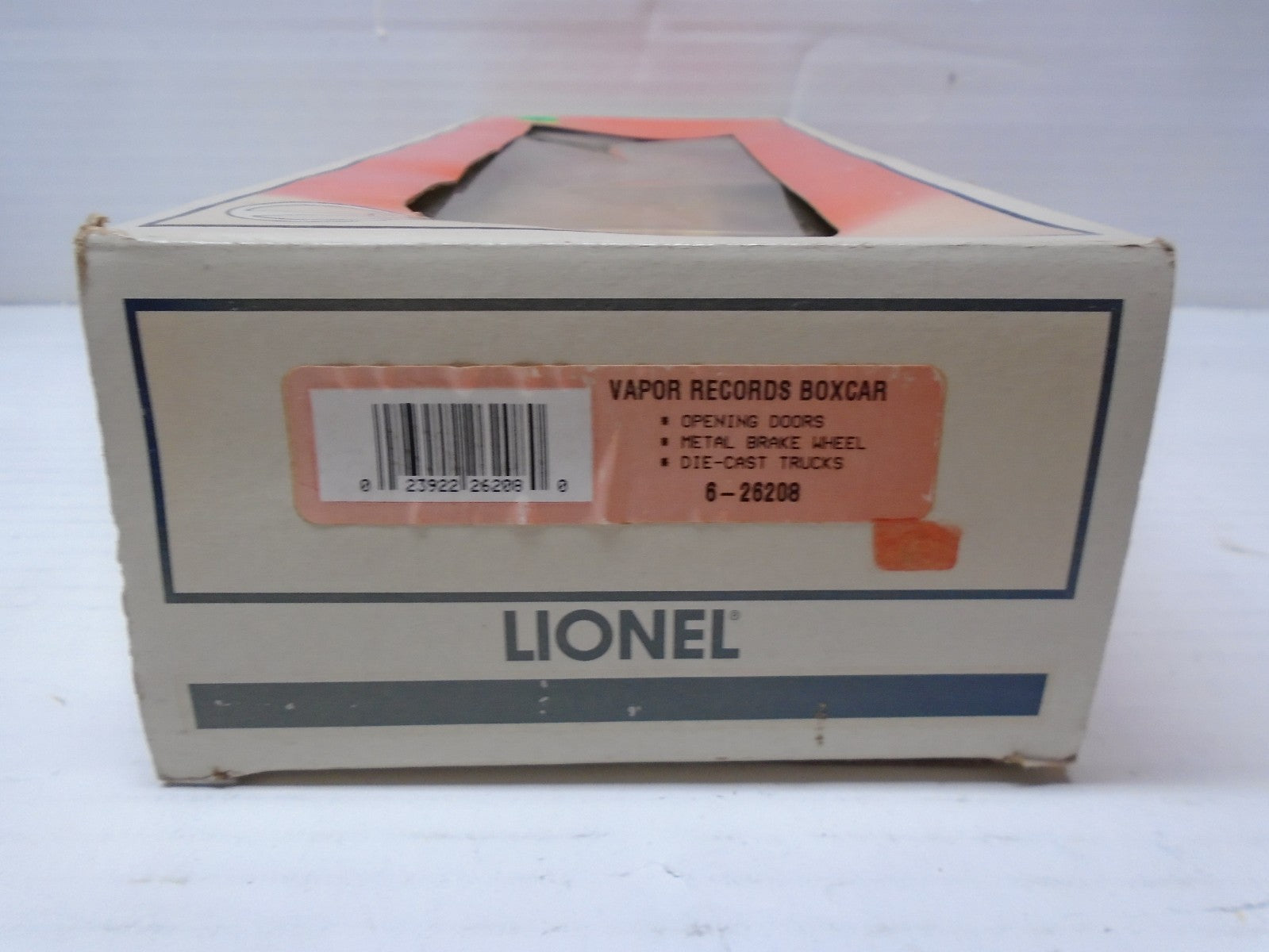 O Scale  Lionel 6-26208 Vapor Records Boxcar
