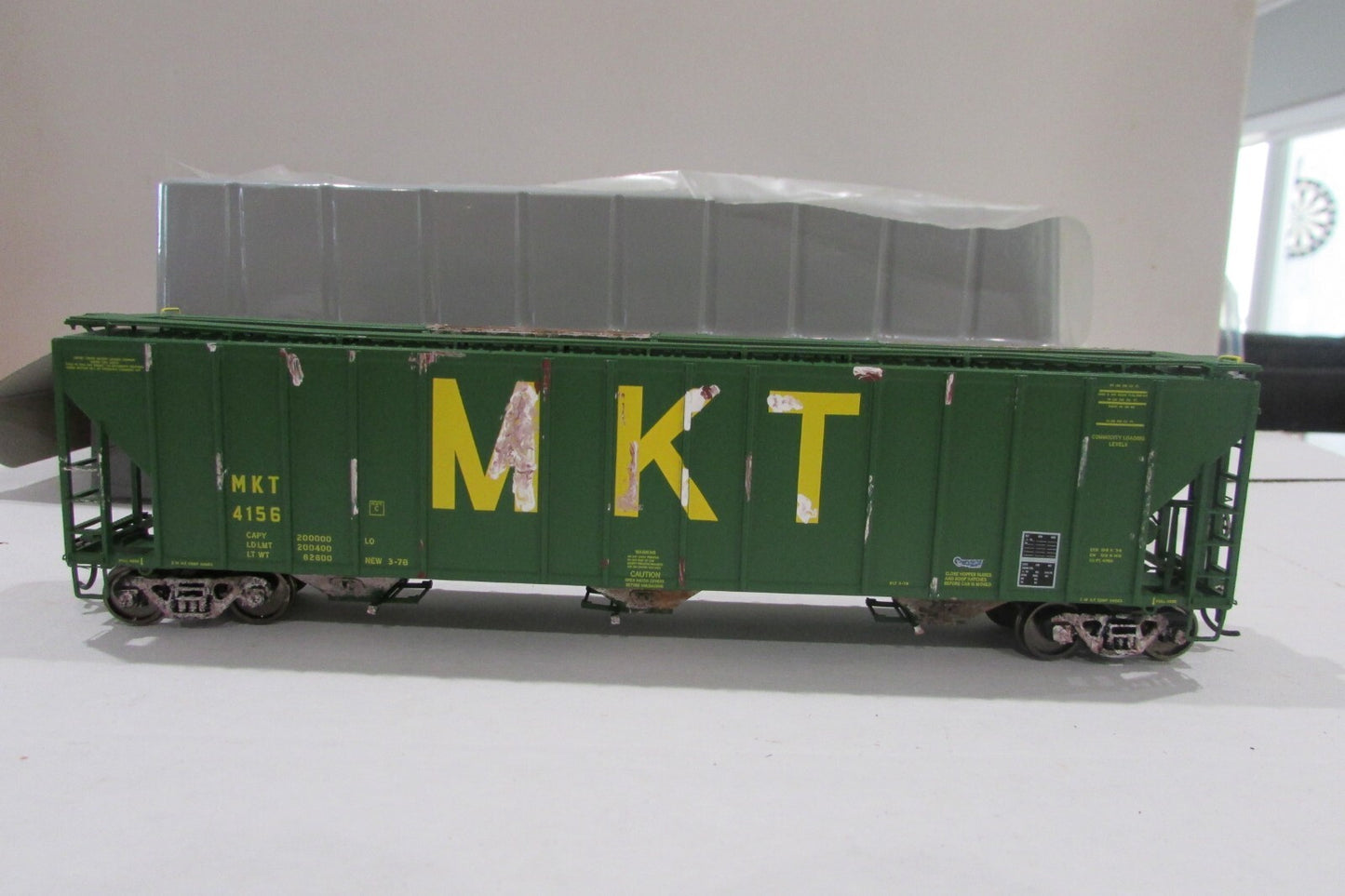 HO Scale Walthers  920-106138 58' Evans 4780 Cu ft 3Bay Covered Hopper Wal4877