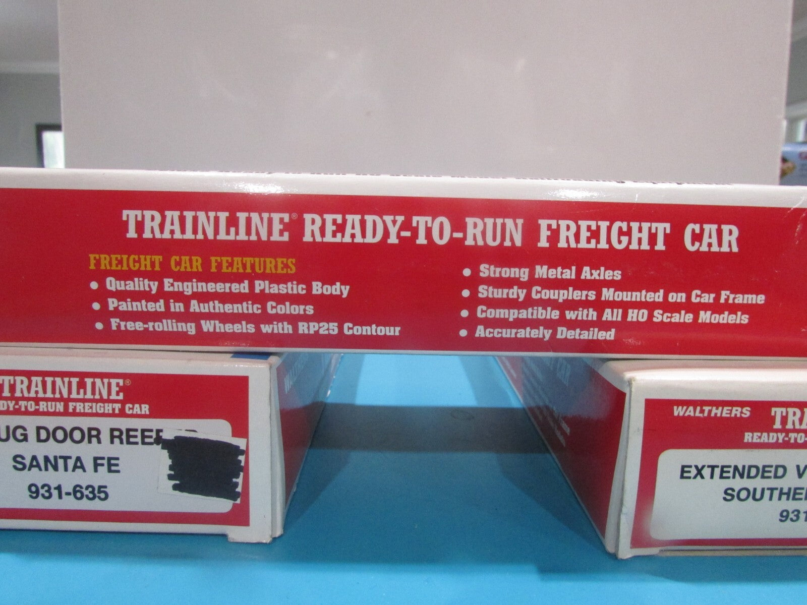 HO Scale Walthers Trainline (4)Assorted Freight Cars Lot#2029