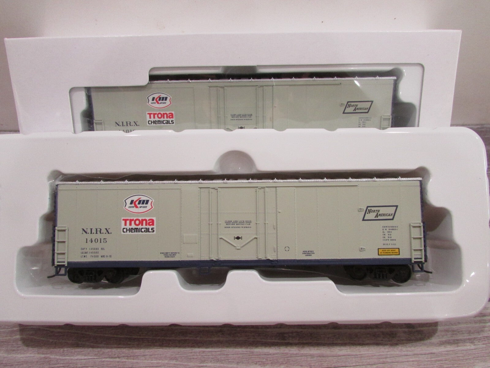 HO Scale  Walthers 932-23462 North American 50' Box Car 2-Pack Lot#3129
