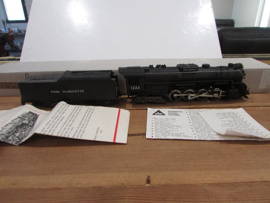HO Scale AHM/Rivarossi 2-8-4 Pere Marquette Berkshire Steam Locomotive Lot#4007