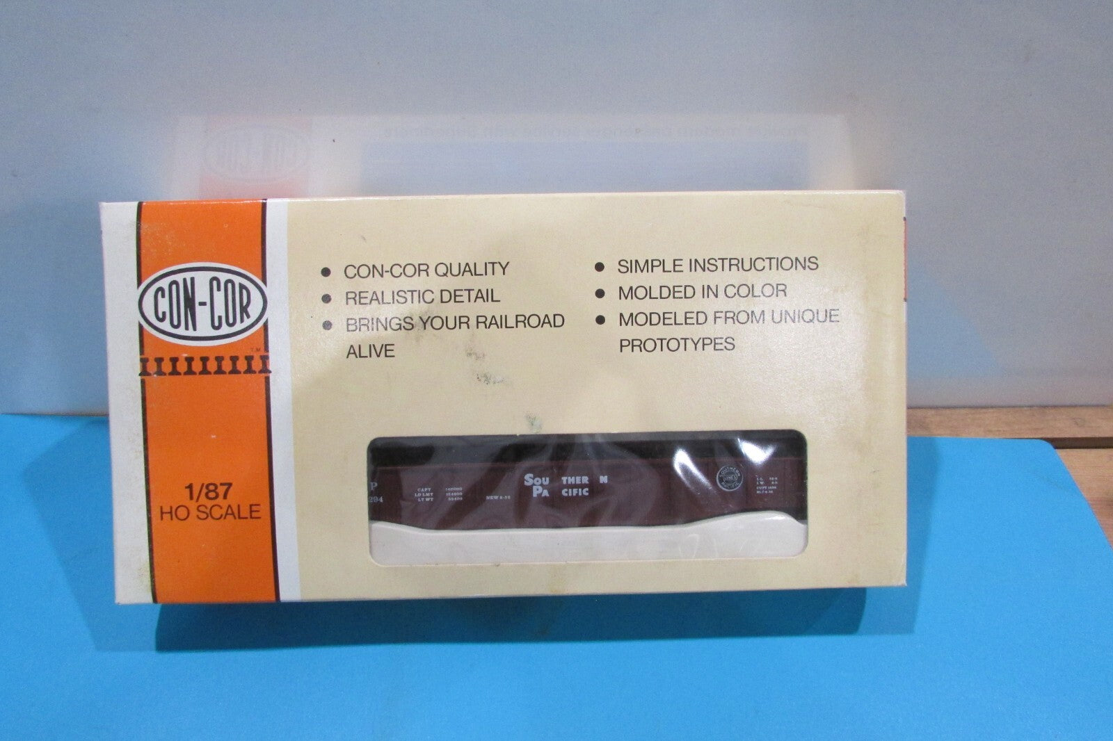 HO Scale Con-Cor 54ft Mill Gondola Southern Pacific Lot#2482