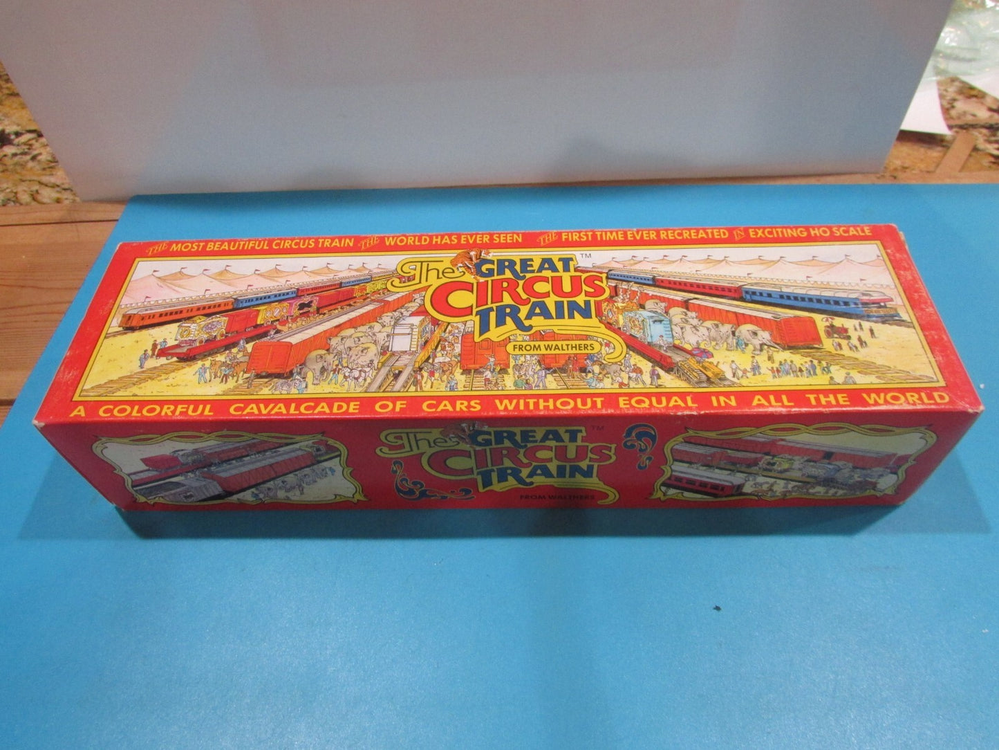 HO Scale The Great Circus Train Floto & Howe's Flatcar Kits-7th Release LOT#1521
