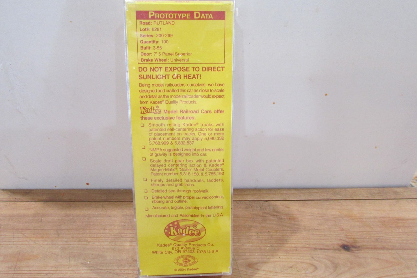 HO Scale Kadee Cars 4910 40' PS-1 BoxCar Single 7' 5 Panel Superior  KD4996
