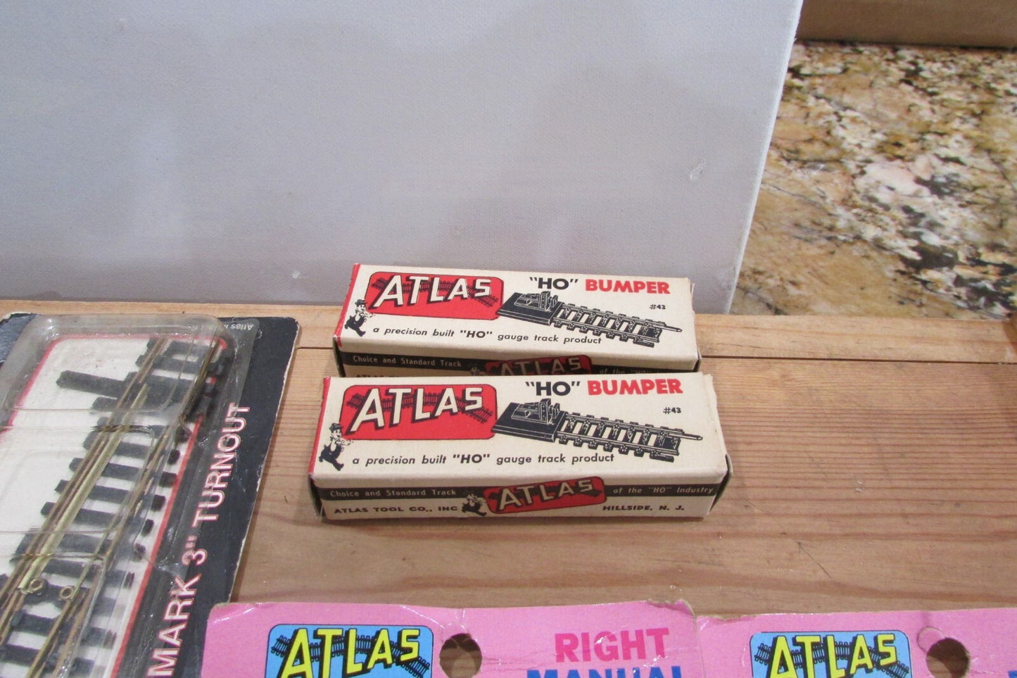 HO/N  Scale Atlas Switch Control,Bumper ,Snap Switch, Bridge Lot#4016