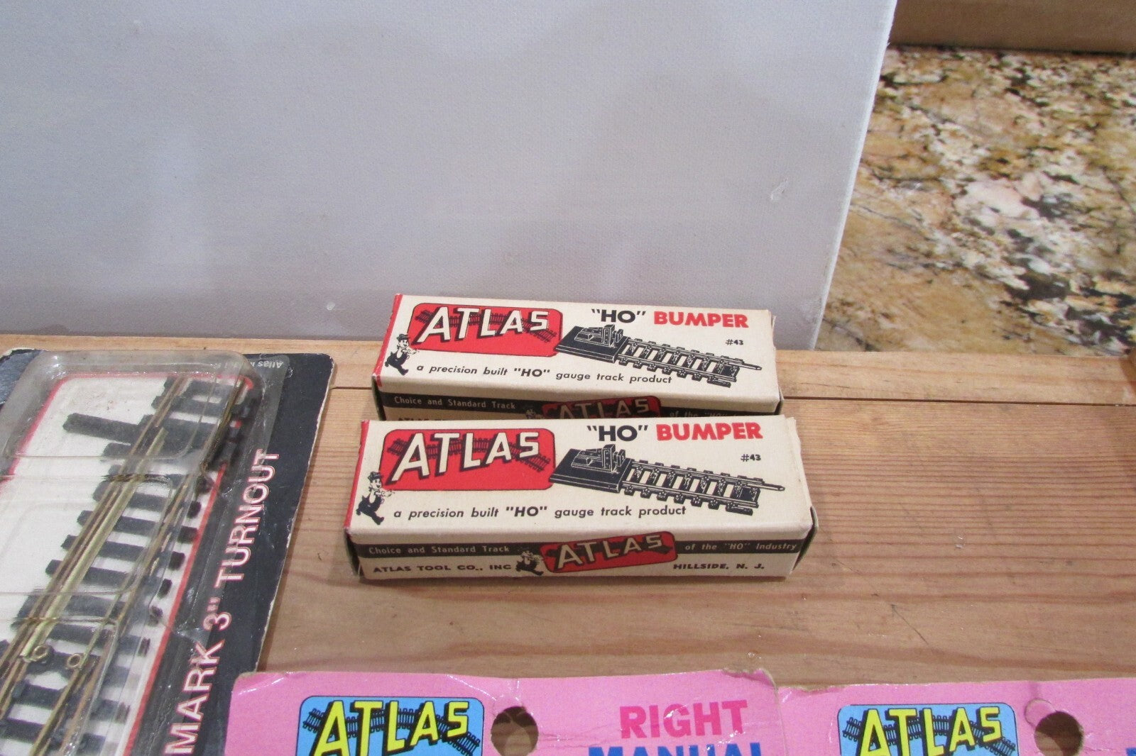HO/N  Scale Atlas Switch Control,Bumper ,Snap Switch, Bridge Lot#4016