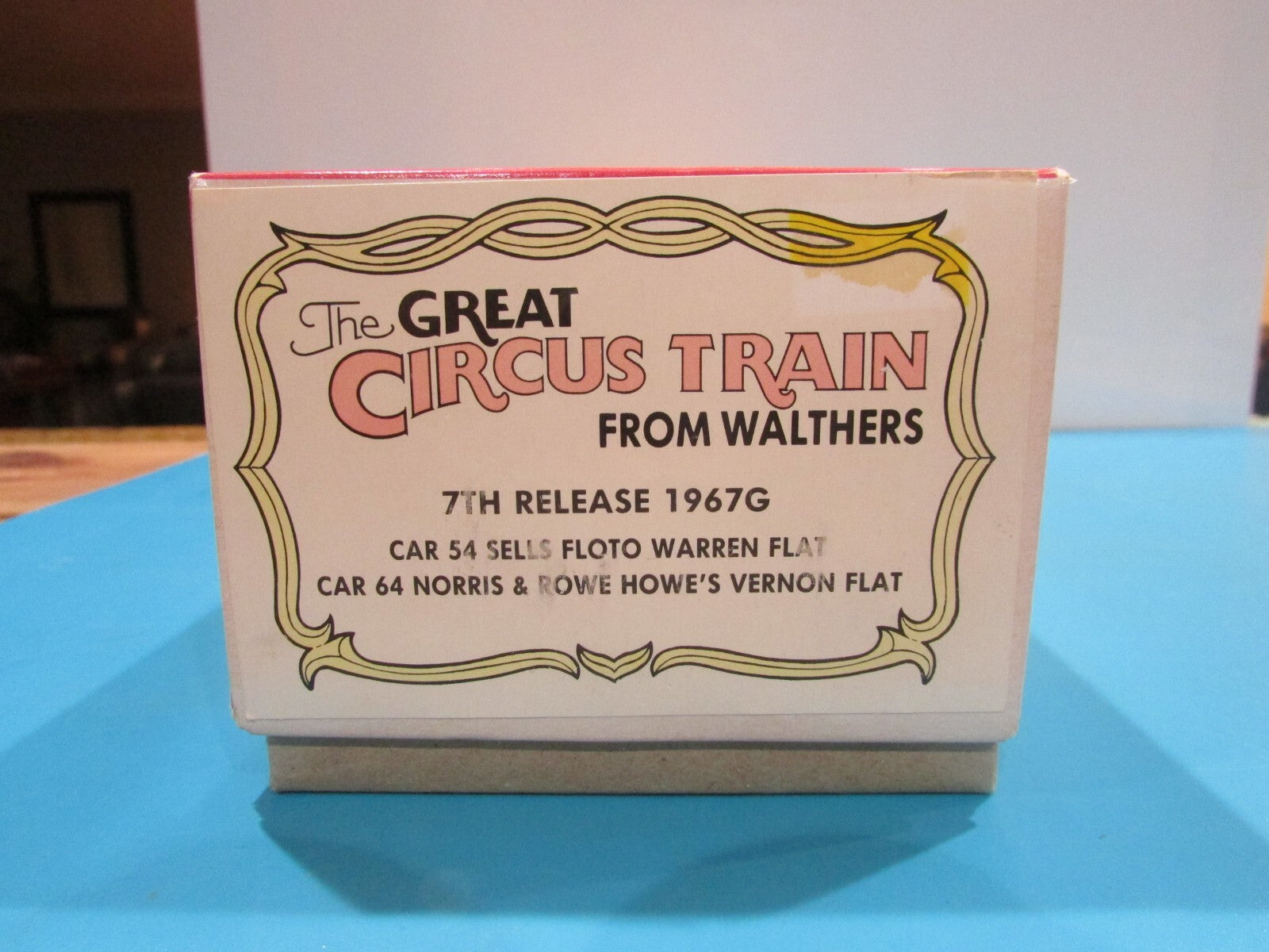 HO Scale The Great Circus Train Floto & Howe's Flatcar Kits-7th Release LOT#1521
