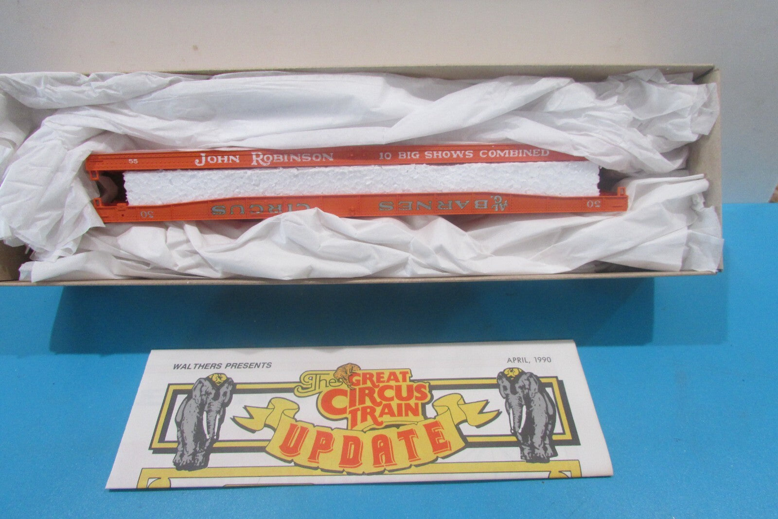 HO Scale Walthers The Great Circus Train 5th Release 1967E Flatcar Kits Lot#2765