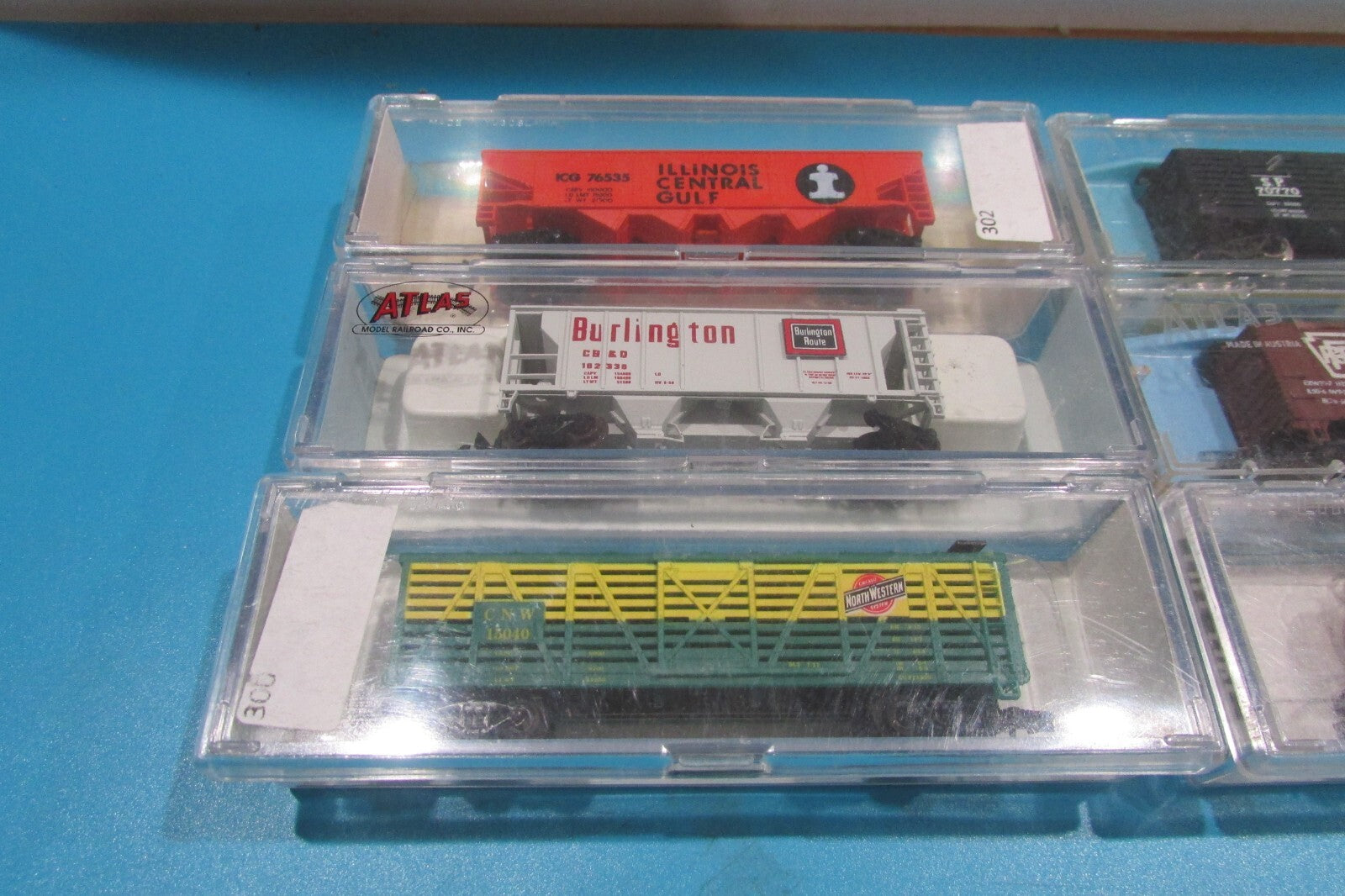 N Scale(6) Model Power, Atlas,Life-Like Assorted Freight Cars Lot#2499