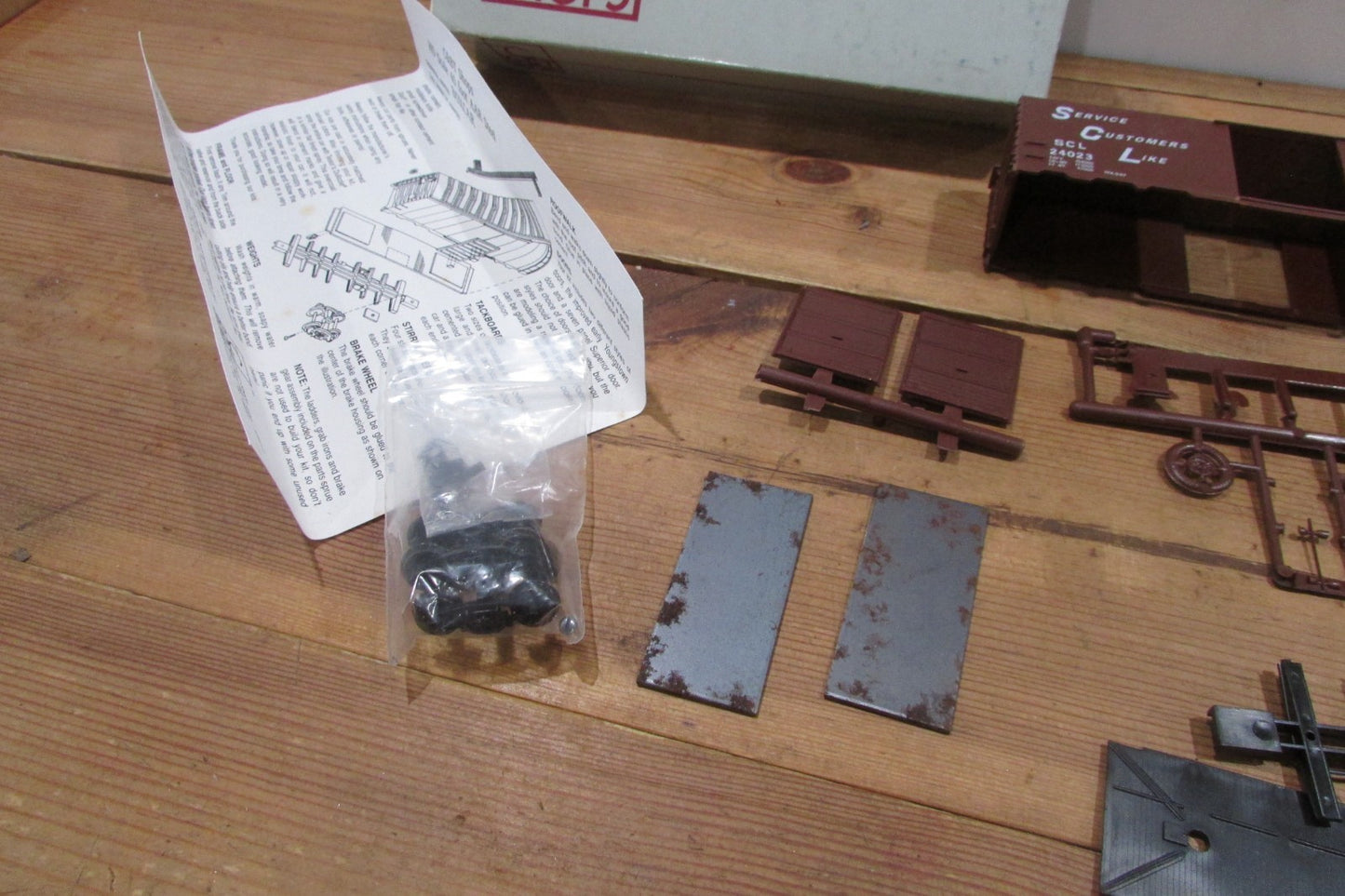 HO Scale C&BT Shop 3305 1944 AAR 40' Box Car Seaboard Coast Line Lot#4961